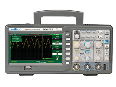 Imagen Nueva gama de osciloscopios digitales Metrix con dos canales.